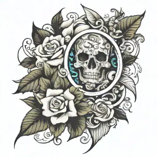 sleeve filler tattoo design idea