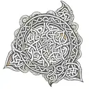 Celtic filler tattoo design idea