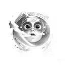child of the universe  tattoo design idea