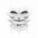 child of the universe  tattoo design idea