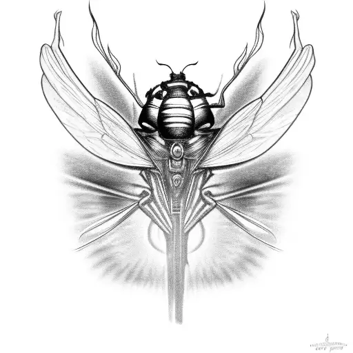 those eyes like fire I'm a winged insect, you're a funeral pyre tattoo design idea