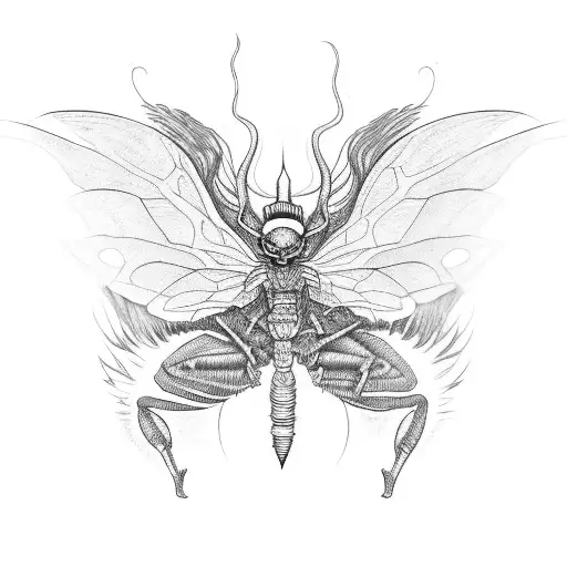 those eyes like fire I'm a winged insect, you're a funeral pyre tattoo design idea