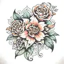 Perfectly imperfect tattoo design idea