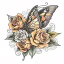 Perfectly imperfect tattoo design idea