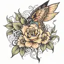 Perfectly imperfect tattoo design idea