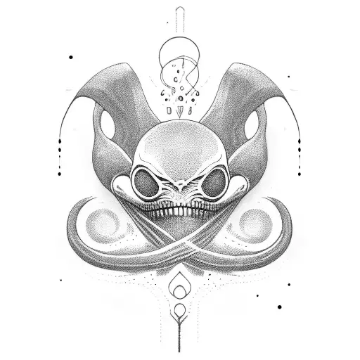 alien throat tattto tattoo design idea