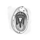 tim burton style alien throat tattoo tattoo design idea