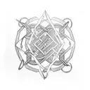 Broken Chainlink tattoo design idea