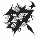 Chaos Magic Symbol tattoo design idea