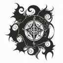 Chaos Symbol tattoo design idea