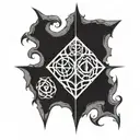 Chaos Symbol tattoo design idea