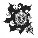 Chaos Symbol tattoo design idea