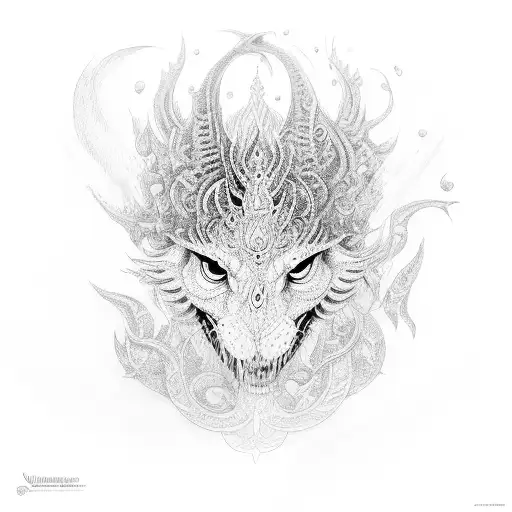 vishnu tattoo design idea