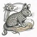 Desert Rat tattoo design idea