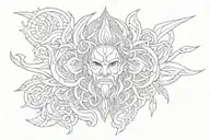 ogun tattoo design idea
