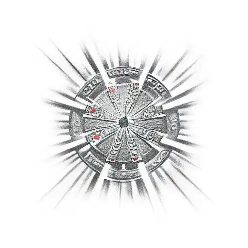 Maltese Cross tattoo design idea