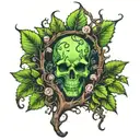 poison tree tattoo design idea