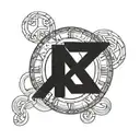 1969 and 1974 roman numerals intertwined with rings tattoo design idea