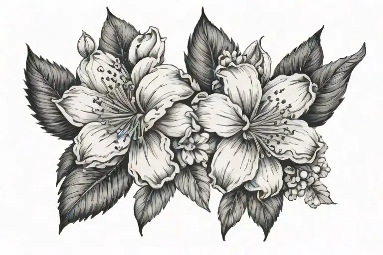 November 8 flower, bts, straykids tattoo design idea