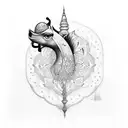 islamic tattoo design idea