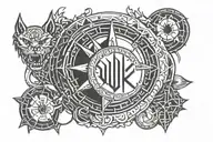 witcher 3 runes tattoo design idea