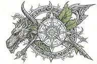 witcher 3 runes tattoo design idea