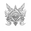 ace of spade card  tattoo design idea