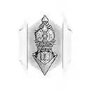 ace of spade card  tattoo design idea