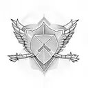 ace of spade card  tattoo design idea