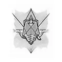 ace of spade card  tattoo design idea