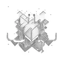 loading bar tattoo design idea