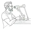 director recording tattoo design idea