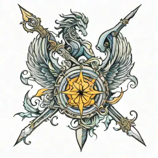 tattoo inspired by the Percy Jackson books tattoo design idea