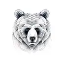 Bear, Forest tattoo design idea