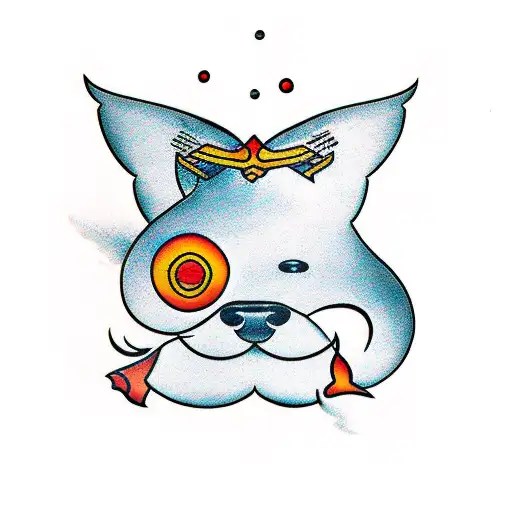 behind every cloud is a silver lining  tattoo design idea