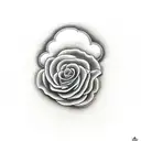 behind every cloud is a silver lining  tattoo design idea