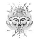 behind every cloud is a silver lining tattoo tattoo design idea