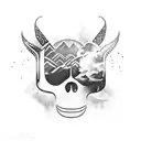 behind every cloud is a silver lining tattoo tattoo design idea