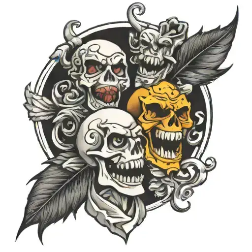 Laugh Now Cry Later for tricep tattoo tattoo design idea