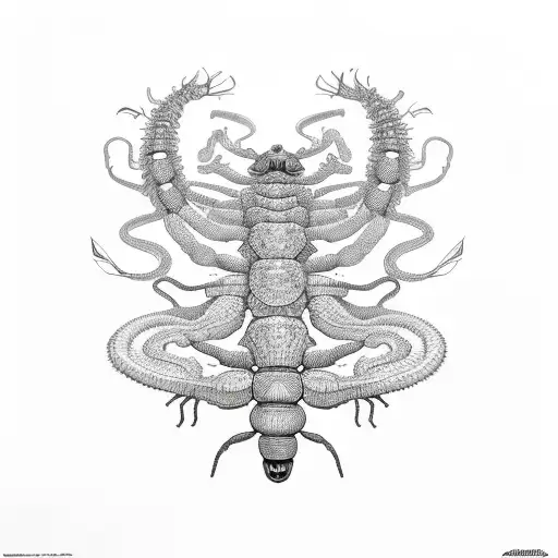 centipede tattoo design idea