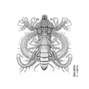 centipede tattoo design idea
