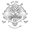 Taylor L.O.L ( lots of love) something involving both of us having our birthdays on the 6th of the month 3/6/43,&nbsp;&nbsp;11/6/0 tattoo design idea