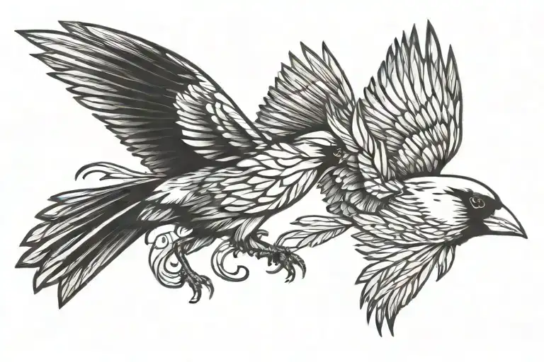 1,240+ Flying Cardinal Tattoo Ideas in 2026 - BlackInk AI