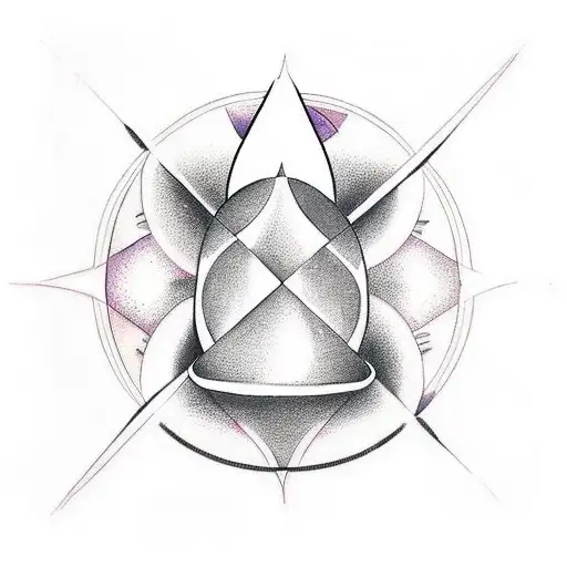 You could have an hourglass shape in black ink, filled with a purple nebula desi tattoo design idea