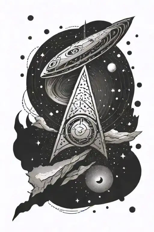 Norse style star trek related tattoo tattoo design idea