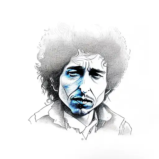 bob dylan tattoo design idea