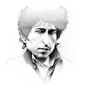 bob dylan tattoo design idea