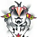 Pineapple tattoo design idea