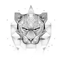 Panther tattoo design idea