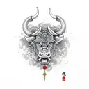 Taurus and 1986 tattoo design idea